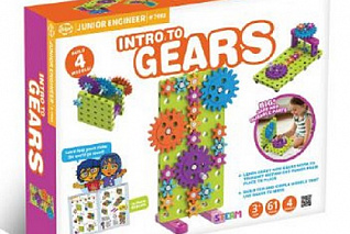 Конструктор для изучение простых механизмов и шестеренок Gigo