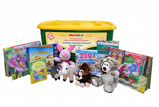 Сенсомоторный учебно-развивающий комплект "Чтение художественной литературы" в транспортировочном кейсе Zarnitza