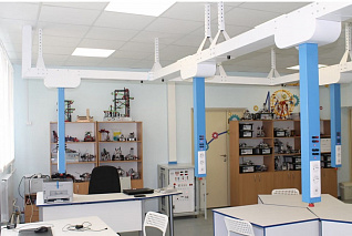 Потолочная система для кабинета физики-технологии KM-ES-02, 6+1 модулей