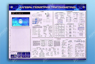 Электронно-справочное информационное панно.Алгебра.Геометрия. Тригонометрия.