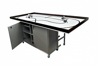 Стол для соревнований по робототехнике КПДР «Познайкино» РОСС–РОБОТ + комплект полей для занятий робототехникой и соревнований