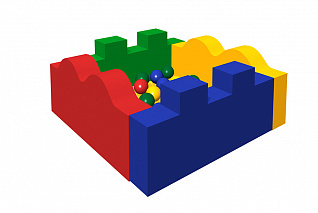 Сухой бассейн с шариками Коралл