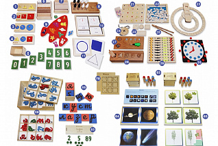 Игровой набор Монтессори 80 в 1