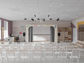 Музыкальный зал 100 м2