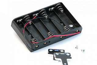 Держатель для 6 батарей типа АА Mindsensors BBX003 с креплением для NXT