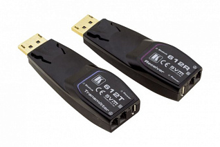 Передатчик и приемник сигнала DisplayPort 1.2 по волоконно-оптическому кабелю Kramer 612R/T