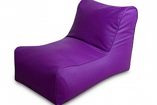 Кресло-лежак из экокожи сиреневое «АЛМА»
