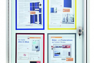 Доска-витрина Magnetoplan CC д/наруж.испол,9хА4,900х1125мм