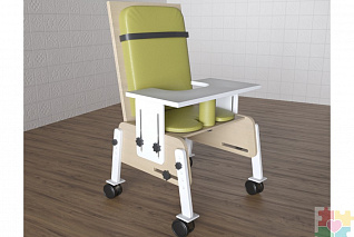 Стул для ребенка с ОВЗ Инклюзив «Новые горизонты» №1 со столешницей зеленый