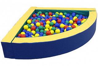 Сухой бассейн угловой 120*120*30 см