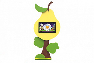 Сенсорные пристенные игровые комплексы: «Подсолнух», «Цветок», «Груша», «Яблоко»