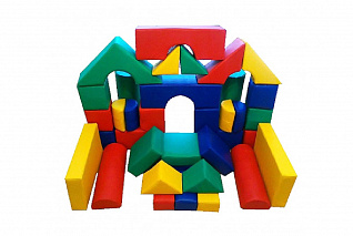 Комплект мягких модулей: "Городок" 34 предмета