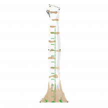 Настенная панель Birch ruler Березовая линейка