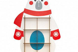 Настенная полка Логикус "Медведь"