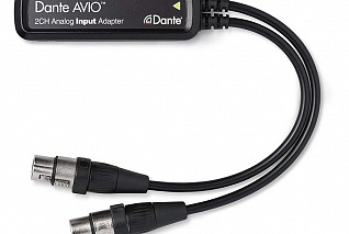 Адаптер балансного линейного сигнала в сеть Dante Audinate ADP-DAI-AU-2X0