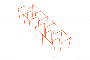 Уличное препятствие для НВП и ОБЖ: "Лабиринт"