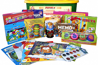 Сенсомоторный учебно-развивающий комплект "Художественное творчество" в транспортировочном кейсе Zarnitza