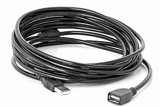Удлинитель USB 2.0 Am->Af - 5 метров