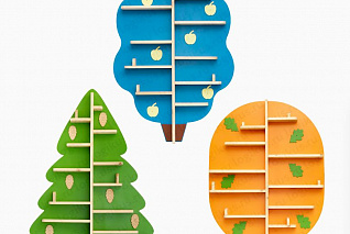 Полки в наборе "Деревья" Логикус