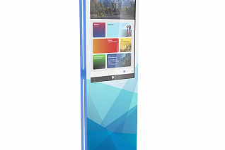 Сенсорный информационный киоск (стойка) LIGA БЕЙСИК 55х2