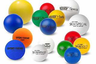 Набор мягких спортивных мячей в сумке (16 мячей)