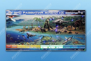 Интерактивный электрифицированный стенд Эры развития жизни на Земле