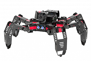 Образовательный набор для изучения многокомпонентных робототехнических систем и манипуляционных роботов "РобоПаук ИН". Продвинутый комплект на Raspberry Pi ПРО Техник