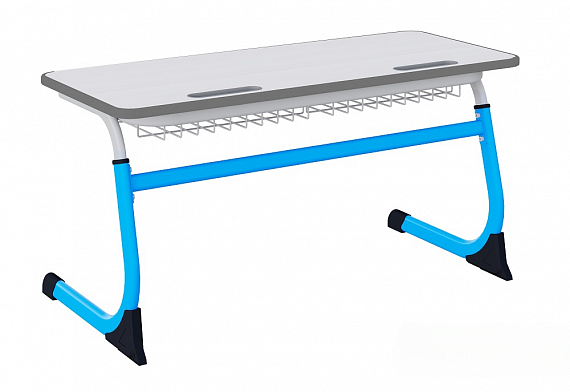 Двухместная парта с регулировкой высоты «Smarty Blue»