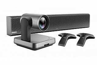 Система ВКС Yealink UVC84-BYOD-210 (UVC84, VCM34-2 шт.,саундбар, AMS 2 года)