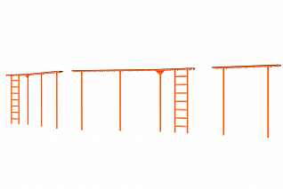 Уличное препятствие для НВП и ОБЖ "Разрушенный мост"