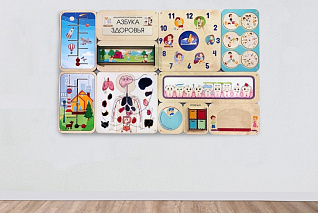 Дидактическая настенная панель «Азбука здоровья»