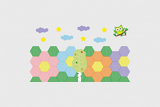 Настенный уголок для девочек «Моя спальня» Romsens