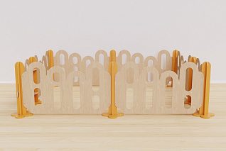 Детский игровой манеж «Солнечная полянка» (большой)