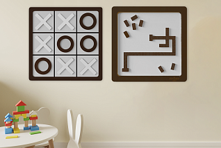 Комплект настенных логических игр Малютка 