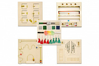 5 панелей Монтессори в 1 наборе