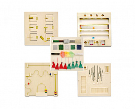 5 панелей Монтессори в 1 наборе