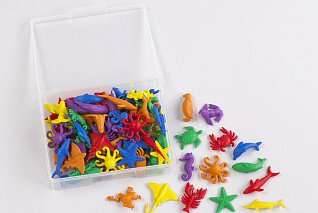 МАТЕРИАЛ СЧЕТНЫЙ ФИГУРКИ МОРСКИЕ ЖИВОТНЫЕ