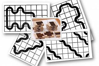 Набор психолога "Пертра". Комплект карточек-схем №3 (Минимальный комплект, для основы 410х410 мм)(30 шт)