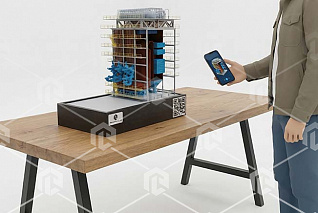 Наглядный макет «Разрез газомазутного котла ТЭС»