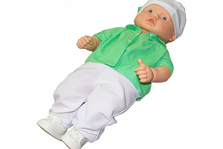 Робот-тренажер поперхнувшегося младенца "Манечка" для отработки приёма Геймлиха Zarnitza