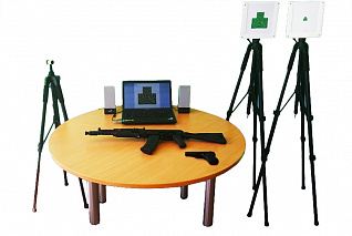 Лазерный стрелковый тренажерный комплекс "Рубеж-2" Zarnitza (массогабаритные макеты оружия АК и ПМ)