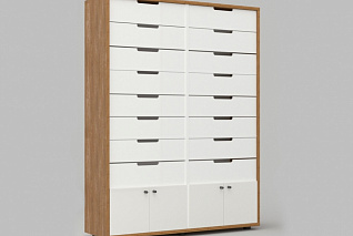 Стеллаж газетный из коллекции СТУГЛ 120х60х160 см АЛМА