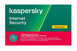 Антивирус Kaspersky Internet Security Russian Edition. 2-Device 1 year Renewal Card