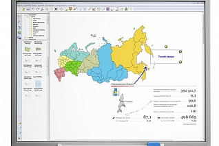 Интерактивная доска iWBoard двойного касания 78" с керамической поверхностью