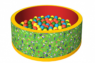 Сухой бассейн с шариками Веселая полянка