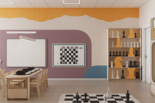 Кабинет математики и шахмат 36м2