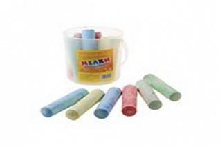 Мелки для рисования, в ведерке