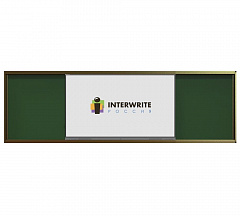 Комплект рельсовой системы с классной доской IGB1M и интерактивной панелью Interwrite 65