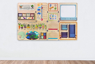 Дидактическая настенная панель «Познаем окружающий мир»