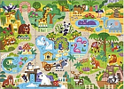 Поле игровое "Зоопарк" (105х75см) 36076
